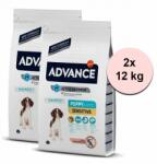 ADVANCE Dog Puppy Sensitive 2 x 12 kg
