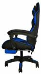 Malatec Gamer szék PRO, lábtartóval, kék színben (5077)