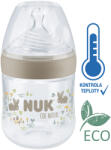 Nuk For Nature cumisüveg hőfokszabályzóval, barna 150 ml (AGS10743076hne)