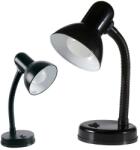 VERK GROUP Flexibilis asztali lámpa E27, fekete, 20 cm