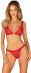 Obsessive Elianes 2-pcs Set Red M/L