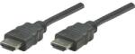 Manhattan HDMI Csatlakozókábel HDMI-A dugó, HDMI-A dugó 7.50 m Fekete 353274 4K UHD HDMI kábel