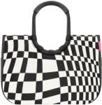 Reisenthel loopshopper L fekete-fehér bevásárló táska (OR7065)