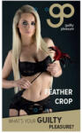 Guilty Pleasure GP Feather Crop Black Red - intimshop