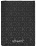 Calvin Klein Portofel Mare pentru Bărbați Calvin Klein Rubberized Trifold 6Cc W/Detach K50K511379 Uv Mono Black 0GL