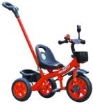  Tricicleta rosie cu pedale si maner parental pentru copii 2 - 5 ani (BICI85021)
