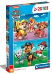 Clementoni - Puzzle 2x20 Paw Patrol: Dobrodružstvo - 40 - 99 piese