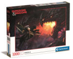 Clementoni Dungeons and Dragons - Fekete Sárkány 1000 db-os (39735)