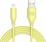 Tellur Cablu silicon Tellur USB to Lightning, 3A, 1m, Galben (TLL155397)