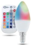 Forever LED крушка Forever RTV003565, E14, C37, 5W, 250 lm, 3000K, RGB, дистанционно (RTV003565)