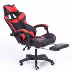 Zmachine Racing Pro X Gamer szék lábtartóval, piros-fekete (holm1009) - pepita