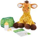 Melissa & Doug Jucărie de pluș Melissa & Doug - Girafă bebeluș, cu accesorii (40452)