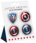 Half Moon Bay Set de insigne Half Moon Bay Marvel: Avengers - Captain America (Shield) (PBADMV01)