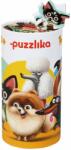 Puzzlika Puzzle din lemn, Cubika, 5 In 1 Catelusi (S00051424_001w) Puzzle