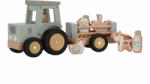 Little Dutch LITTLE DUTCH Tractor cu remorcă din lemn Fermă (AGS7149LD)