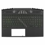 HP L57593-001 gyári új angol háttérvilágított laptop billentyűzet + felső fedél (18952)