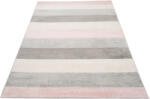  Rózsaszín-szürke LEXUS csíkos szőnyeg Méret: 80x150 cm