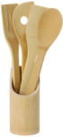 Koopman International Set 5 ustensile bucatarie Koopman, bambus, 20 cm, maro (KO-784210360)
