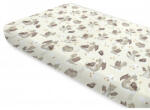  Baby Shop pamut, gumis lepedő 60*120 cm - bézs sárkány