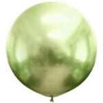 Kalisan Óriás léggömb 24" 60cm chrome, króm, zöld (LUFI333257)