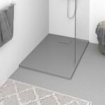  Cădiță de duș, gri, 100x70 cm, smc (148934)