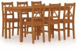  Set mobilier de bucătărie, 7 piese, maro miere, lemn de pin (283374)
