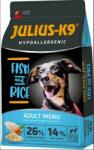 Julius-K9 JULIUS K-9 Adult Hypoallergenic (hal, rizs) száraztáp - Ételallergiás felnőtt kutyák részére (Hipoallergén - 12kg) (312620)