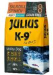 Julius-K9 Julius K-9 UD8 Utility Dog Hypoallergenic Salmon, spinach Adult (lazac, spenót) száraztáp - Felnőtt kutyák részére (Hipoallergén - 10kg) (311173)