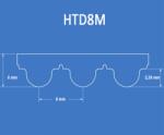  HTD8MGT2 1792 21 Gates Polycha