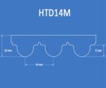  HTD14M 1400 sleeve Optibelt