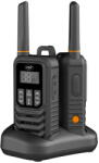 PNI Statie radio Statie radio portabila PNI PMR R80 PRO, set cu 2 bucati, 0.5W, 16 canale, Waterproof IP67, cu lanterna LED, buton SOS, VOX, USB-C (PNI-PMR-R80) - vexio Statii radio