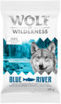 Wolf of Wilderness 100g Próbacsomag: gabonamentes Wolf of Wilderness száraz kuytatáp - Blue River - lazac