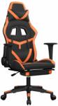 vidaXL masszázs funkciós Gamer szék - fekete-narancssárga (345440)