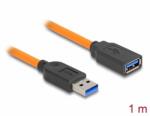 Delock Cablu prelungitor USB 3.1-A pentru tethered shooting T-M 1m Orange, Delock 87963 (87963)
