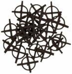 TOPEX Distantiere cruce-circulare 2 mm, set 100 buc (16B620)