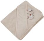 Eko - Prosop de baie din bambus cu urechi, Bees Beige 100x100 cm (OK-12-BEES)