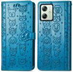  ART ANIMALS Husa portofel pentru Motorola Moto G54 5G / G54 5G Power Edition albastru