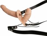  Női dupla vibrátor felcsatolható Double thruster vibe testszínű