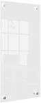 Nobo Üzenőtábla, üveg, fali, keskeny, 30x60 cm, NOBO Home , fehér (1915603)