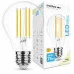Modee LED lámpa A60 körte A filament 8W- 75W E27 1055lm 840 220-240V AC 35000h 360° 4000K Modee - ML-A60F4000K8WE27 (ML-A60F4000K8WE27)