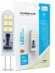 Modee LED lámpa T13 üveg kapszula 2W- 17W G4 190lm 840 12V AC/DC 25000h 300° 4000K Modee - ML-G4GC4000K2 (ML-G4GC4000K2)