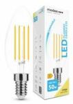 Modee LED lámpa B35 DIM gyertya filament 7W- 50W E14 806lm 827 DIM 220-240V AC 35000h 360° 2700K Modee - ML-CF2700K7WE14D (ML-CF2700K7WE14D)