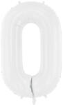 PartyDeco S. r. o 0. szám, fólia lufi, 86 cm, fehér