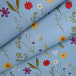 Takoy Popelín pamut anyag Lena kék