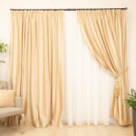 Hiko Draperie Hiko Comfy catifea piersica, cu rejansa, 1 bucata (10008038)