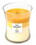 WoodWick Lumânare parfumată în suport de sticlă - WoodWick Hourglass Trilogy Candle Fruits of Summer 275 g