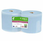  sarcia. eu ELLIS Ecoline Tartós, kétrétegű cellulóz tisztítókendő, kék papírtörlő 2 tekercs