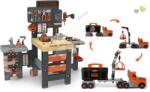 Smoby Set masă de lucru cu trei părți Black&Decker Mega Center și camion Smoby cu valiză de lucru și unelte (SM360726-2) Set bricolaj copii