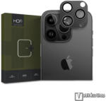 HOFI APPLE iPhone 15 Pro, 15 Pro Max, HOFI FULLCAM PRO+ kameravédő fém keret, 1db, FEKETE