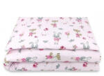  Baby Shop ágynemű huzat 90*120cm - rózsaszín róka és nyuszi